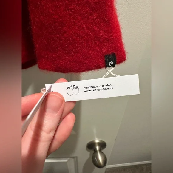 ジャケット・アウター cecilie telle high neck poncho Cecilie Telle